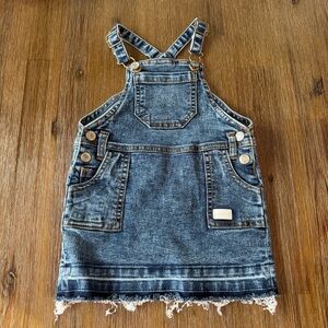 7 For All Mankind Baby Denim Overall Dress size 12 months